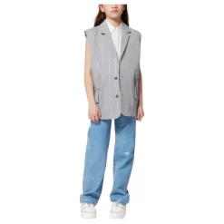 e Kinderjacke mit Silberstreifen><noscript><img width=