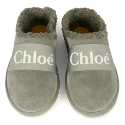 e Wildleder Mules mit Kunstfell>Chloé Hot