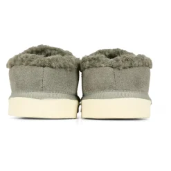 e Wildleder Mules mit Kunstfell><noscript><img width=