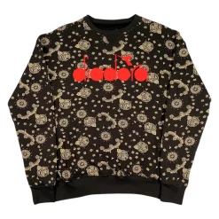 er Pullover mit Kontrastdruck>Diadora Sale