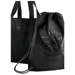 Gym-Shopper-Bag aus technischem Gewebe mit Pochette><noscript><img width=