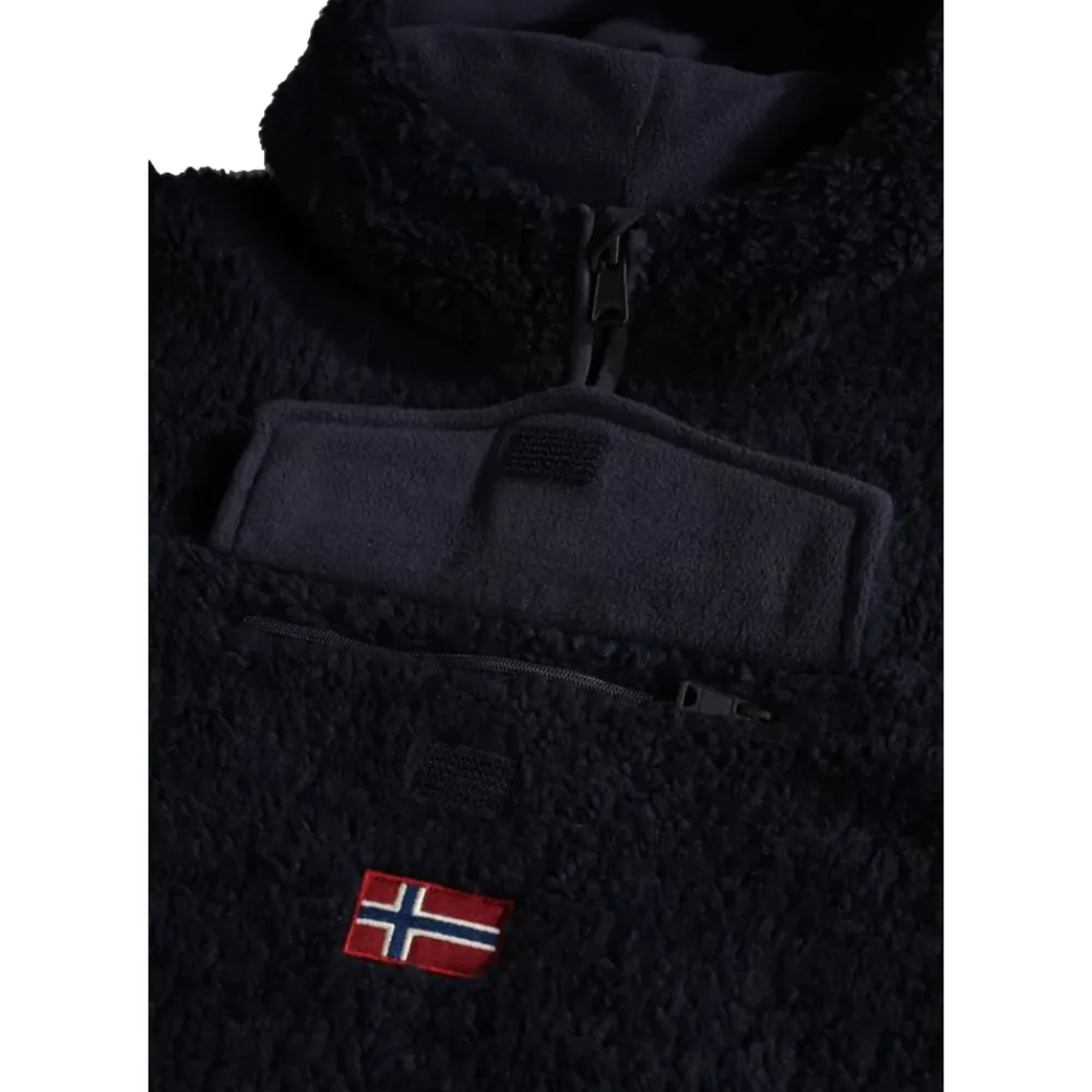 Half-Zip Fleece Hoodie>Napapijri Sale
