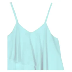 Helle Cropped Tunika mit Lagen-Design><noscript><img width=