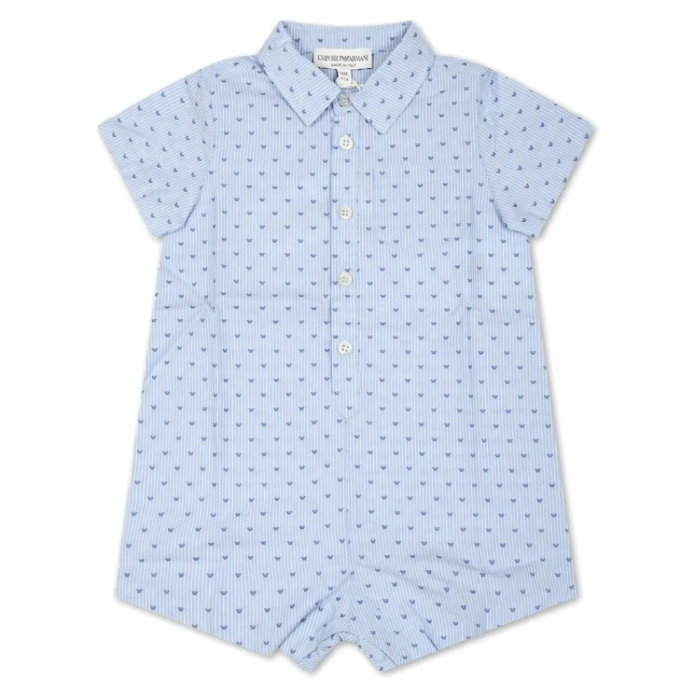 Heller Baumwoll-Romper>Emporio Armani New