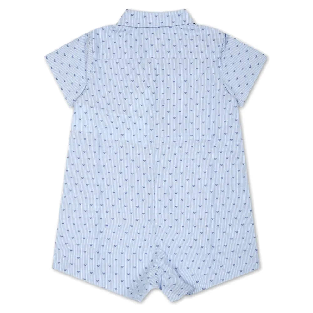 Heller Baumwoll-Romper>Emporio Armani New