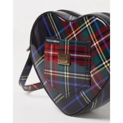 Herzförmige karierte Umhängetasche><noscript><img width=