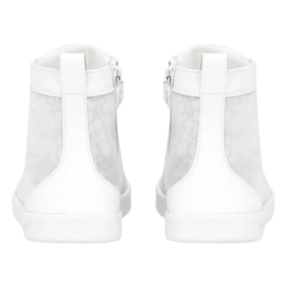 High-Top-Sneakers aus Leder>Dolce & Gabbana