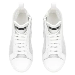 High-Top-Sneakers aus Leder><noscript><img width=
