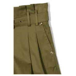 High-Waisted Stretch Baumwollshorts><noscript><img width=