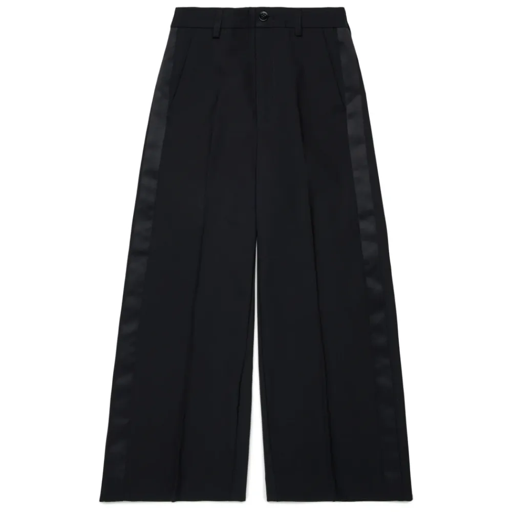 High-Waist-Hose mit seitlichen Satin-Streifen>Maison Margiela Online