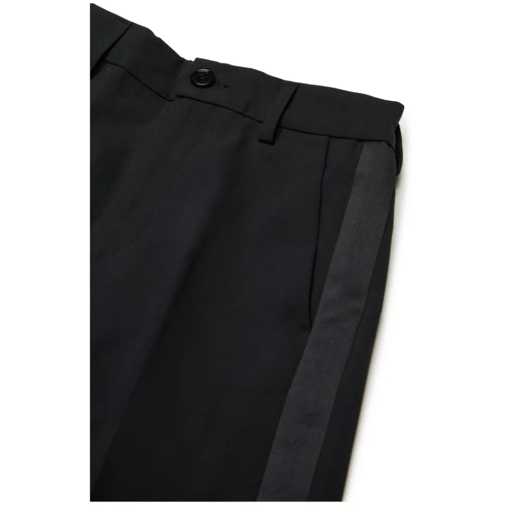 High-Waist-Hose mit seitlichen Satin-Streifen>Maison Margiela Online