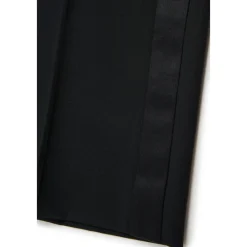 High-Waist-Hose mit seitlichen Satin-Streifen><noscript><img width=