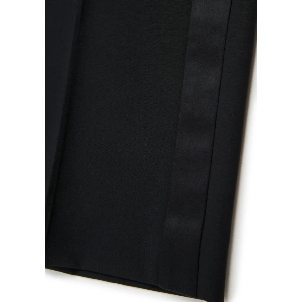 High-Waist-Hose mit seitlichen Satin-Streifen>Maison Margiela Online