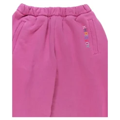 Himbeerfarbene Hose mit elastischem Bund><noscript><img width=