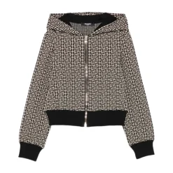 Hoodie mit Allover-Pb-Monogramm-Motiv>Balmain Discount