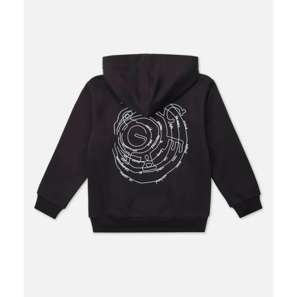 Hoodie mit Etikett>Iceberg