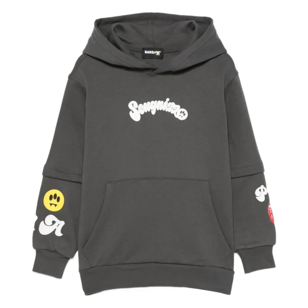 Hoodie mit Kängurutasche Druck>BARROW New