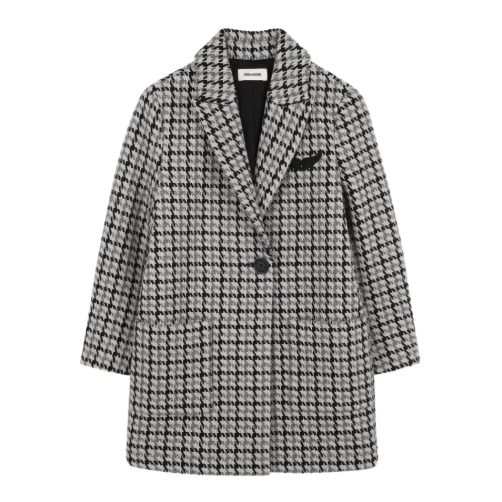 Houndstooth Coat>Zadig & Voltaire Best