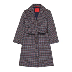 Houndstooth Wool Runaway Coat>Max & Co Online