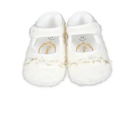 Ivory Bouclé Tweed Ballet Flats>Monnalisa Best