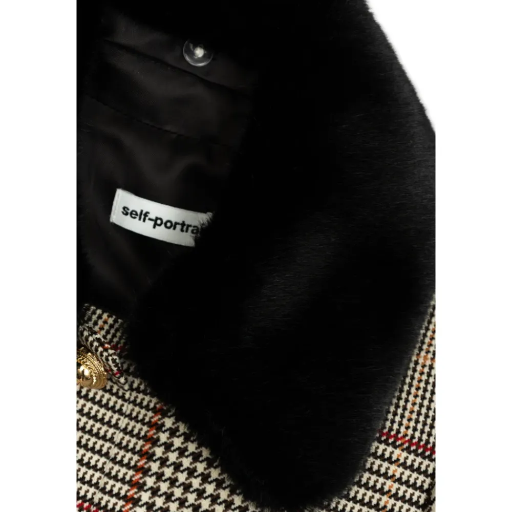 Jacke mit Kunstpelz>Self Portrait Clearance