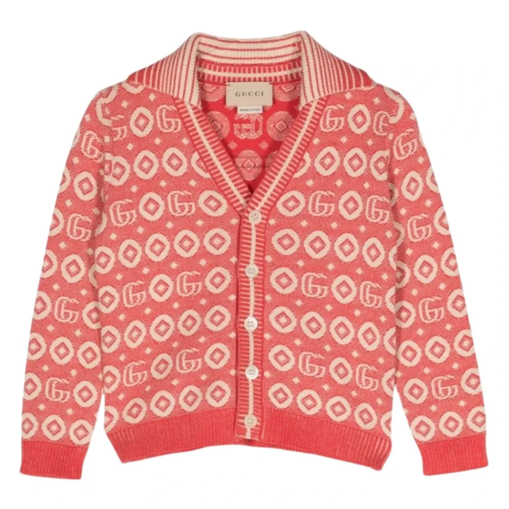 Jacquard-Strickjacke für Kinder>Gucci Outlet