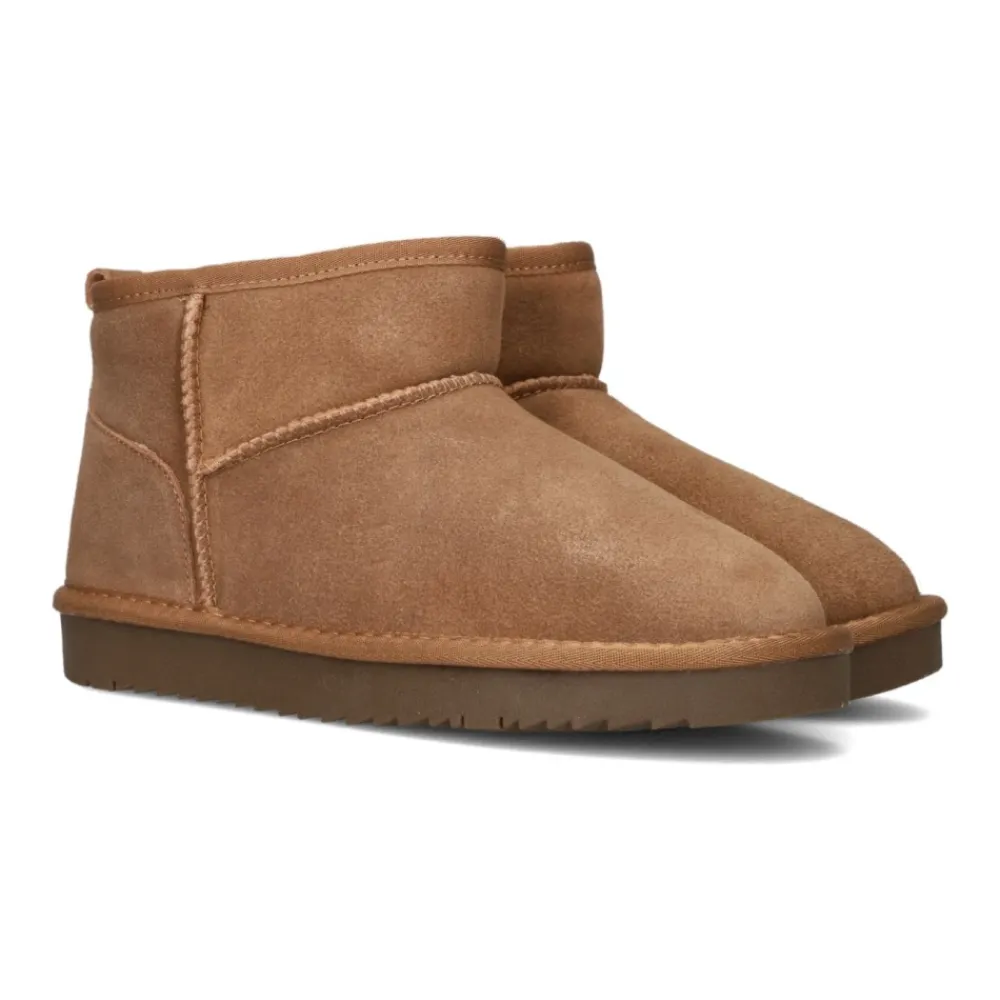 Julia Cognac Pelz Stiefeletten>Omoda Online