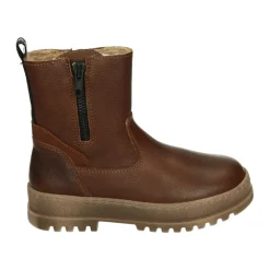 Jungen Fellgefütterte Stiefel Cognac Leder>Develab Discount