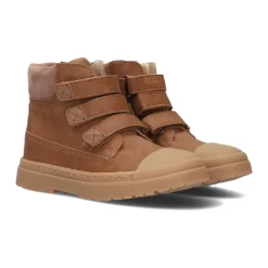 Jungen High Top Sneaker Cognac Leder>Shoesme Sale