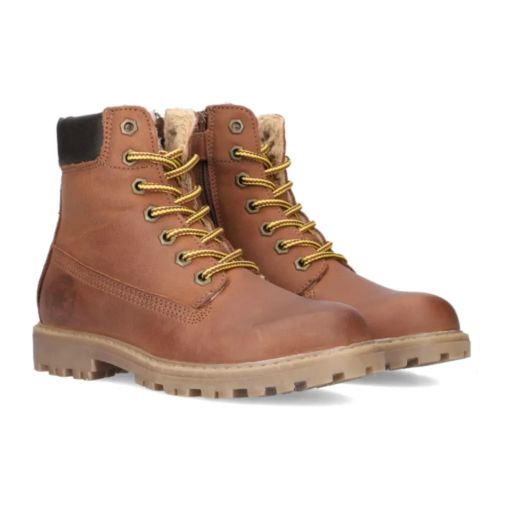 Jungen Leder Schnürstiefel>Develab