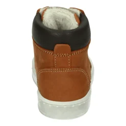 Jungen Nubuk Schuhe in Cognac><noscript><img width=