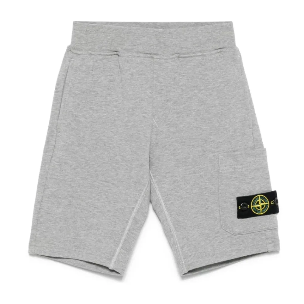 Junior Shorts mit Kompass-Applikation>Stone Island Outlet