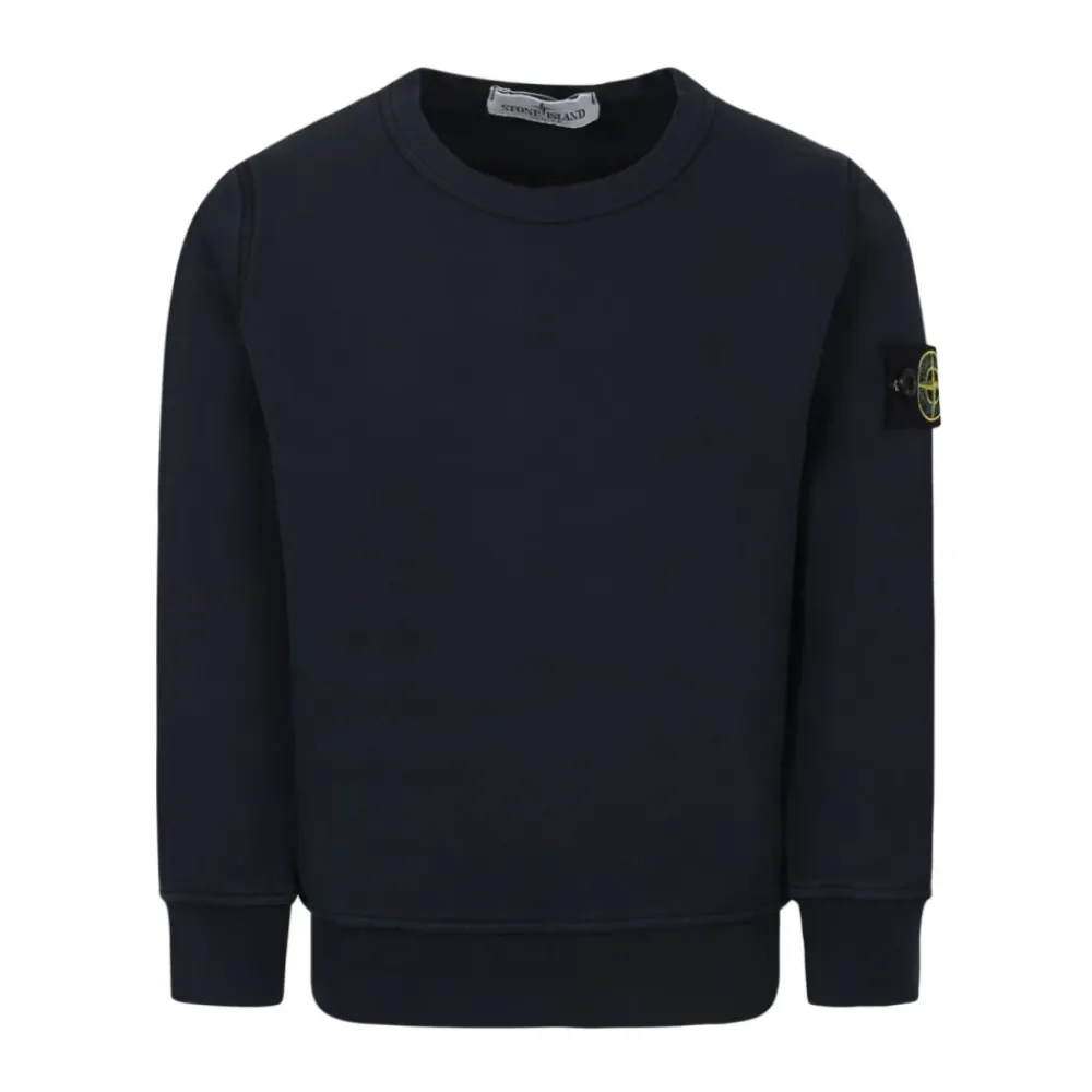 Junior Sweatshirt mit Kompass-Applikation>Stone Island Outlet