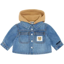 Kapuzen-Denimjacke>Moschino Hot