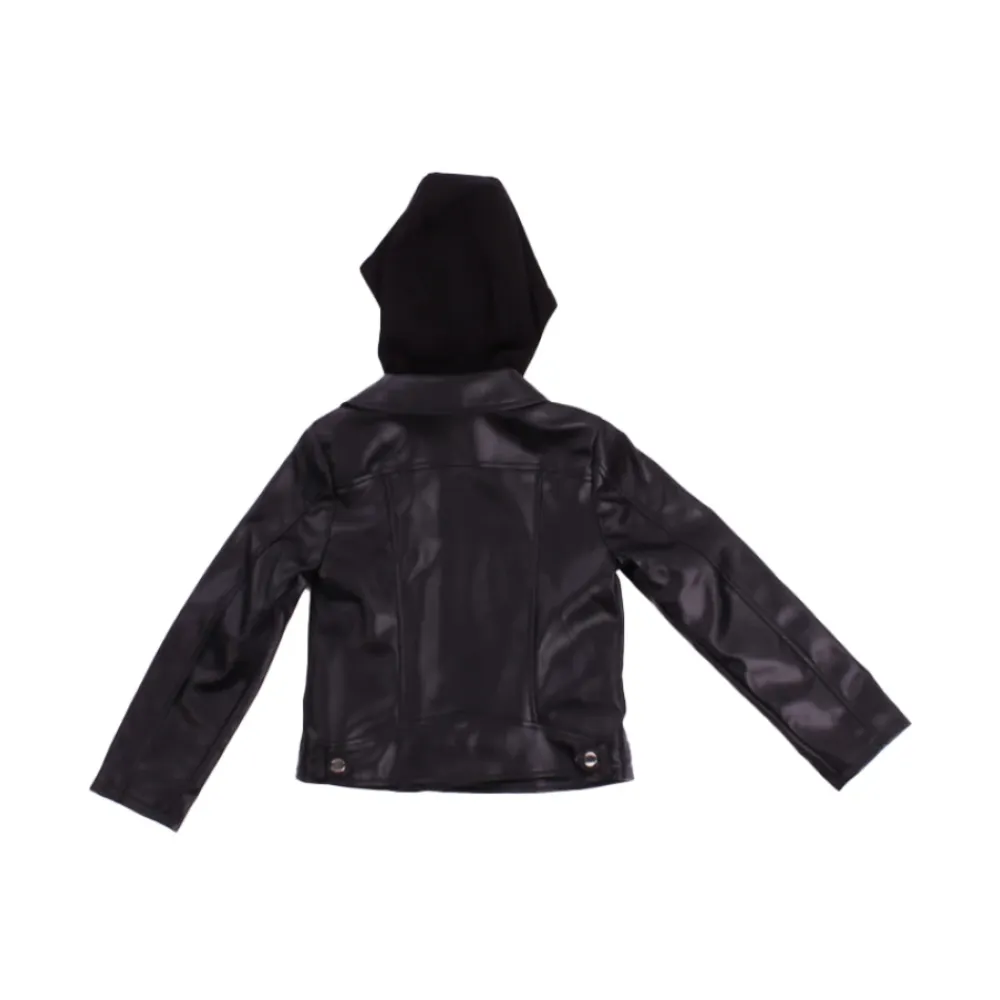 Kapuzenjacke in Lederoptik>Guess