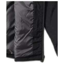 Kapuzenjacke mit durchgehendem Reißverschluss und Logo-Patch><noscript><img width=