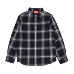 Kariertes Baumwollhemd MultiFarben>Diesel Discount