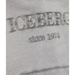 KIDS - Anthrazites Sweatshirt mit Ton-in-Ton-Logo>Iceberg Sale