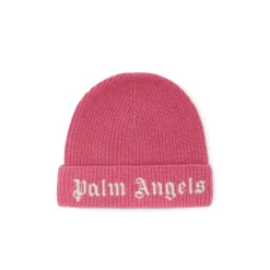 Kinder Beanie mit Logo-Stickerei>Palm Angels Discount