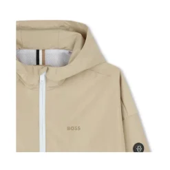 Kinder Colourblock Windbreaker Beige/Weiß><noscript><img width=
