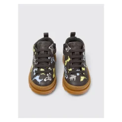 Kinder Doodle Print Schnürstiefel><noscript><img width=