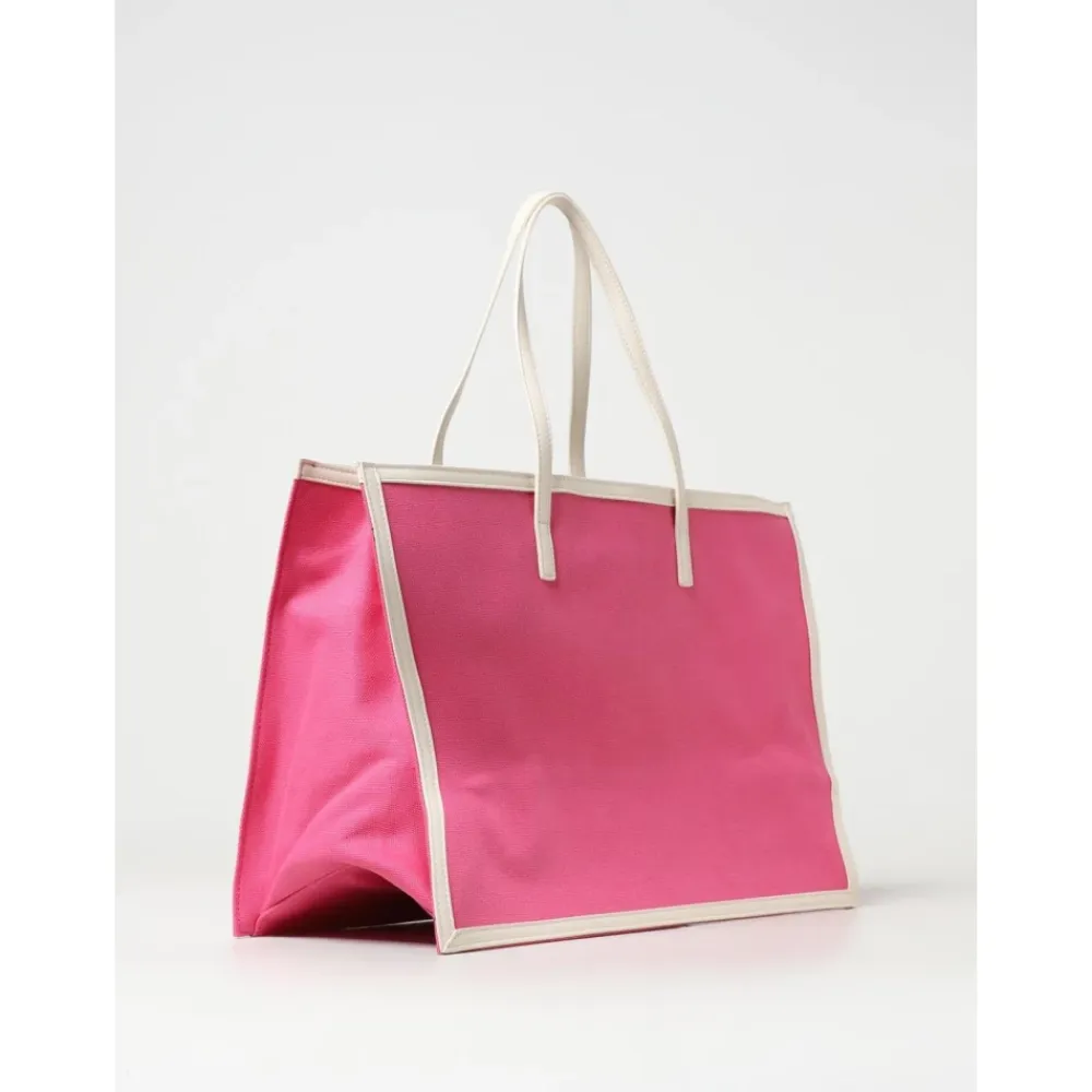 Kinder Fuchsia Tote Tasche mit Logo>MSGM Discount