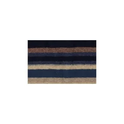 Kinder fußloser blauer Fleece-Strampler mit en Streifen><noscript><img width=