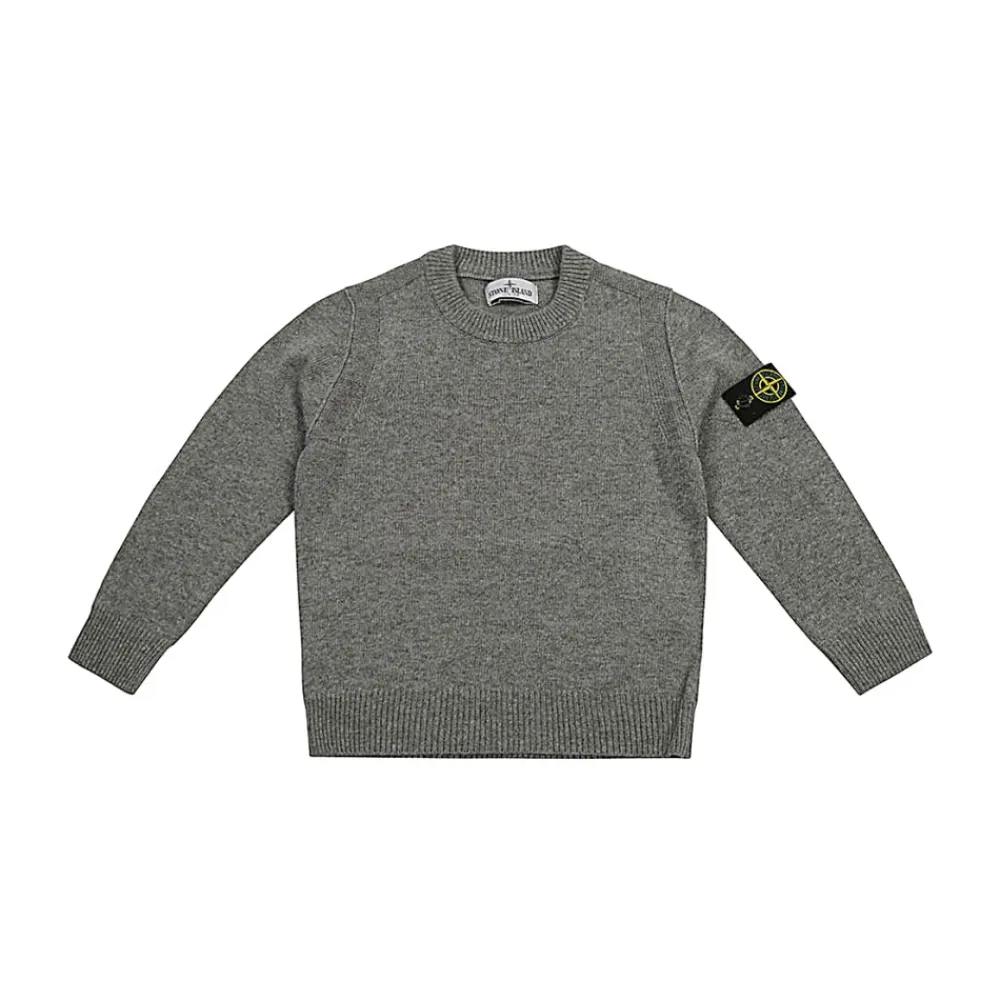 Kinder er Pullover mit Compass-Applikation>Stone Island New