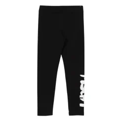 Kinder Leggings mit seitlichem Logo-Print>MSGM Sale