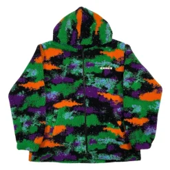 Kinder Sherpa Kapuzenjacke Multicolor>Diadora Hot