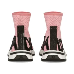 Kinder Sneakers in Pink mit Marken-Tape-Zuglasche><noscript><img width=