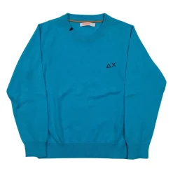 Kinder Türkiser Pullover mit Logo-Stickerei>Sun68 Discount