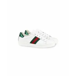 Kinder e Leder Sneakers Ace>Gucci Hot