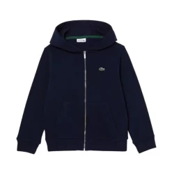 Klassischer Kapuzenpullover mit durchgehendem Reißverschluss>Lacoste Clearance